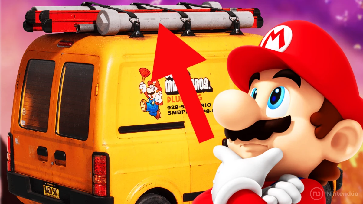 ¿Hay una pista de Mario Kart 10 escondida en esta imagen de la película de Mario?
