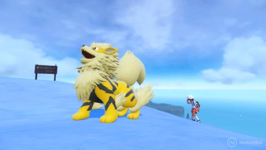 Pokémon Escarlata Púrpura Regalo Arcanine Shiny