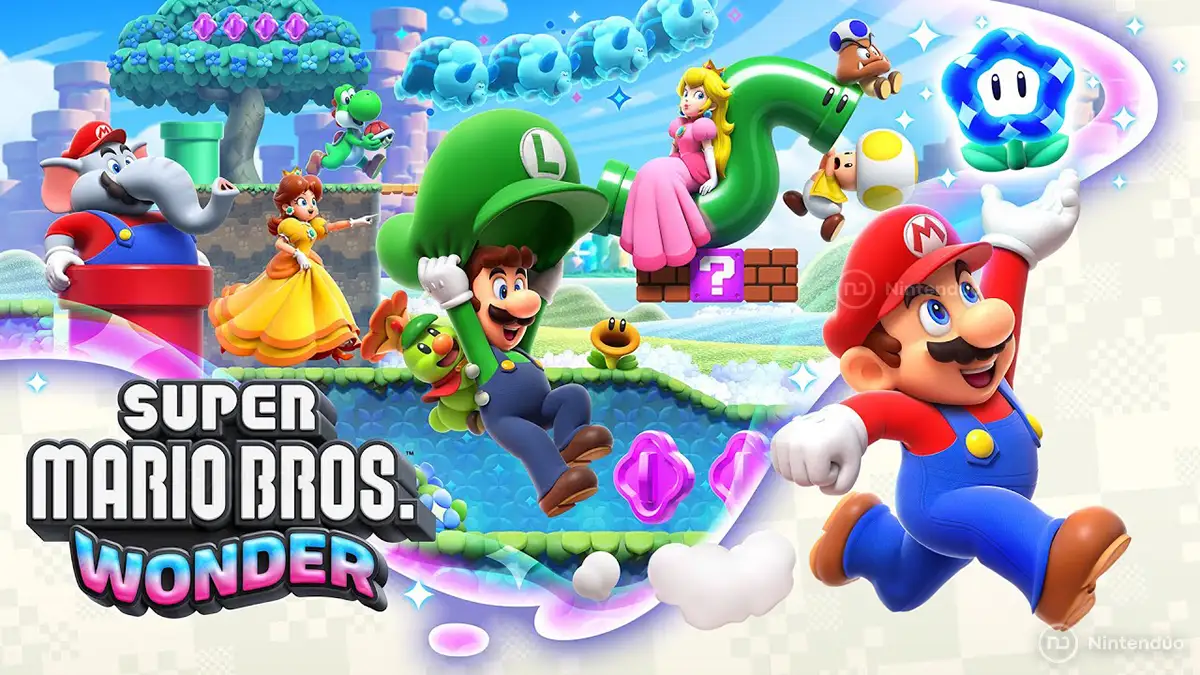 Super Mario Bros Wonder es el nuevo juego 2D de Mario para Switch, ¡y llega este año!