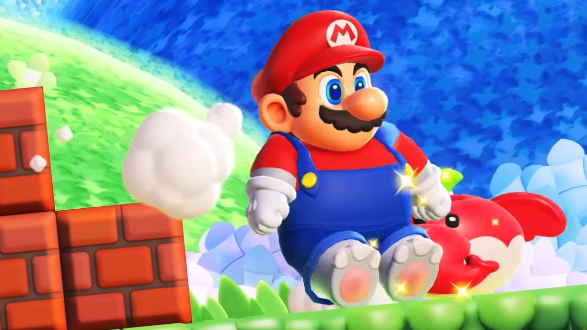 El tamaño de descarga de Mario Bros Wonder en Switch es más pequeño que el fontanero