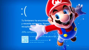 Descubren que Super Mario Galaxy esconde un pantallazo azul al estilo Windows