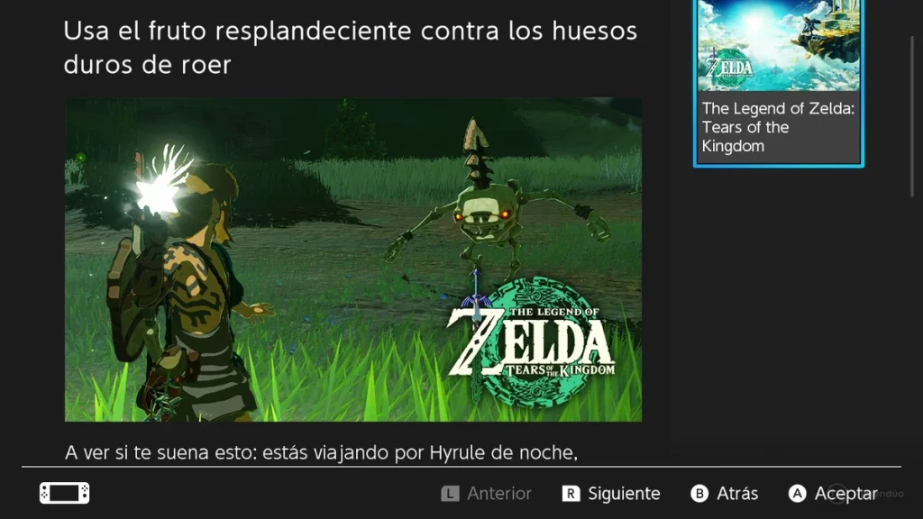Regalos Zelda Tears of the Kingdom Fruto Resplandeciente