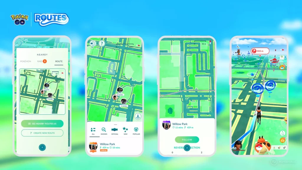 Explorar Ruta en Pokémon GO