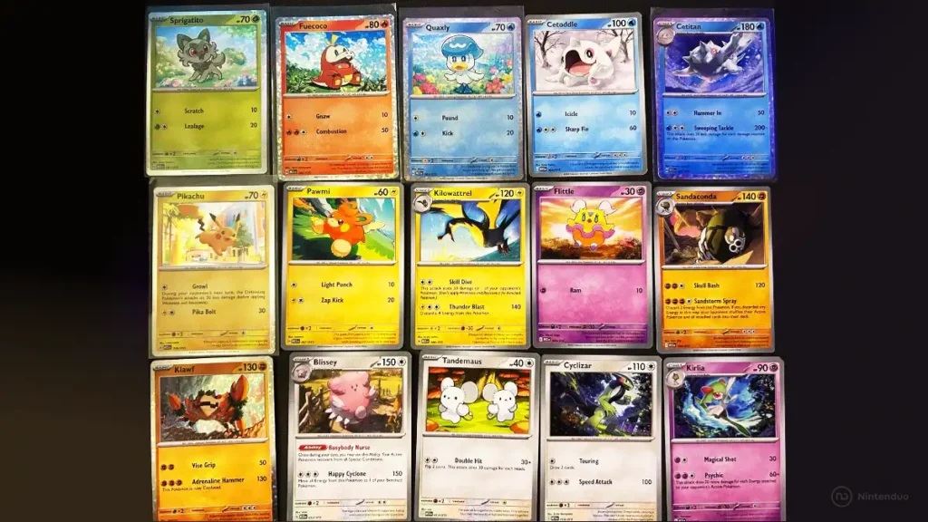 Cartas McDonalds Pokemon Escarlata Purpura