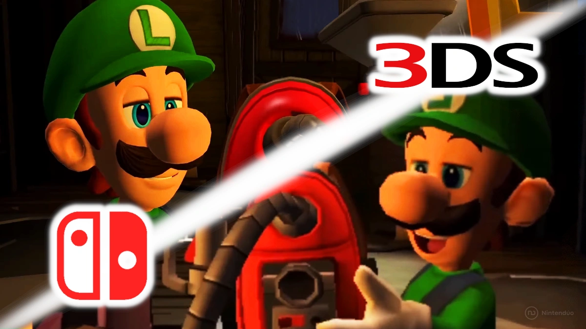 Comparativa en vídeo de Luigi&#8217;s Mansion 2 HD en Switch vs Nintendo 3DS