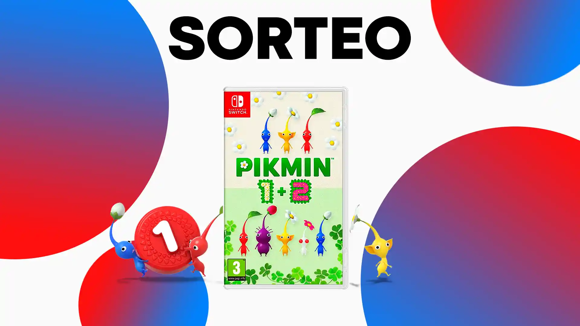 ¡Sorteo de Pikmin 1+2 en físico para Nintendo Switch!