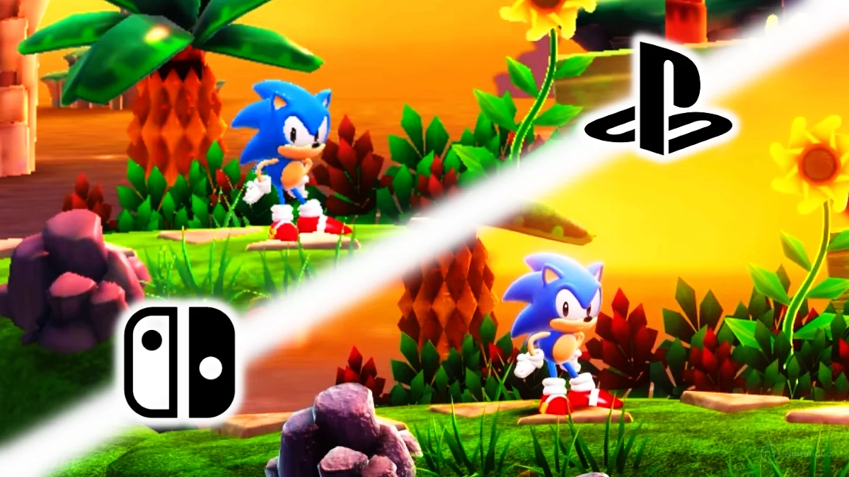 Comparativa en vídeo de Sonic Superstars en Nintendo Switch vs PS5