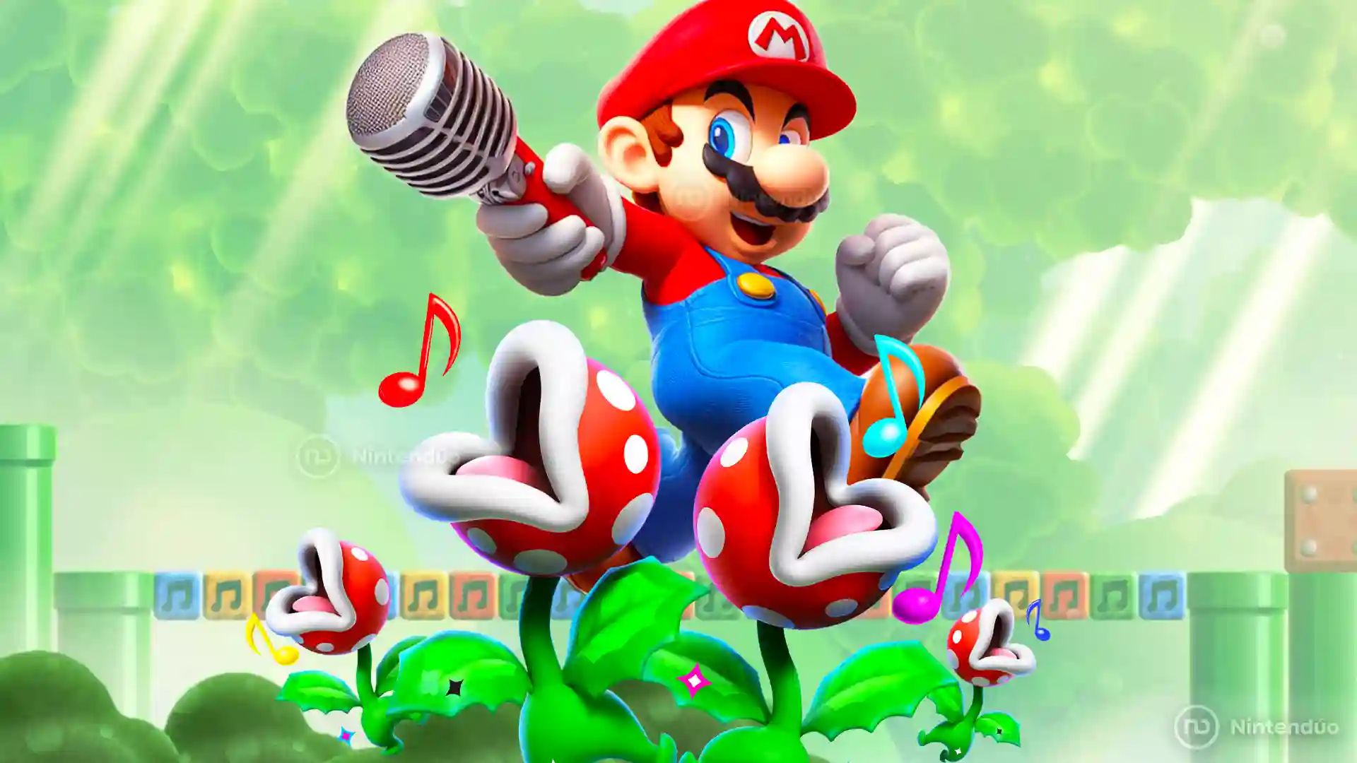 Escucha y mira los niveles musicales de Super Mario Bros Wonder, ¡son alucinantes!