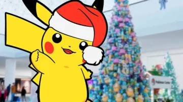 Este Árbol de Navidad mide casi 5 metros y tiene más de 800 Pokémon