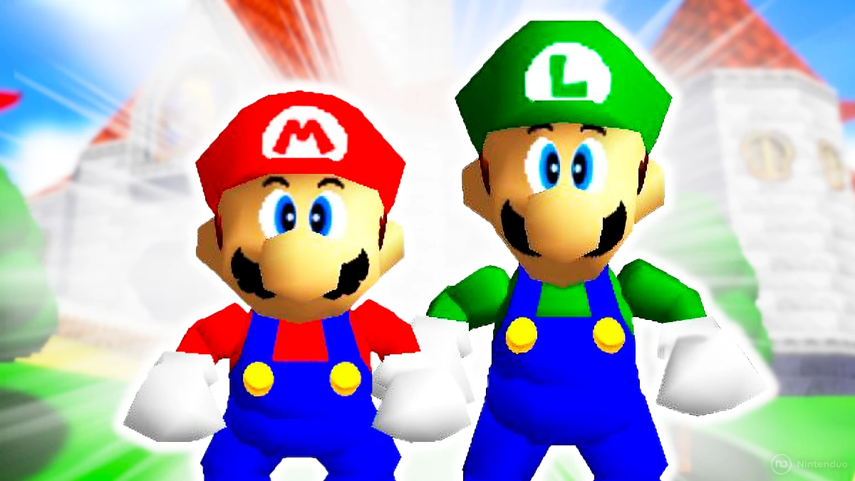 Super Mario 64 muestra a Luigi y su multijugador en este vídeo inédito de Nintendo