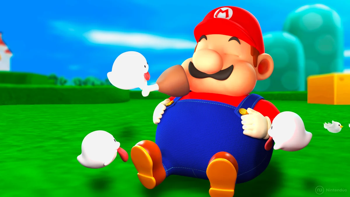 Este power-up de Super Mario tiene un efecto secreto: ¡Te hace engordar!