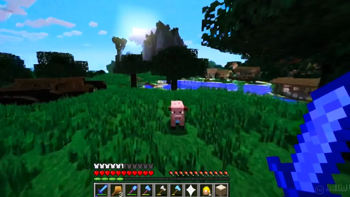 Gameplay Minecraft IA Sora