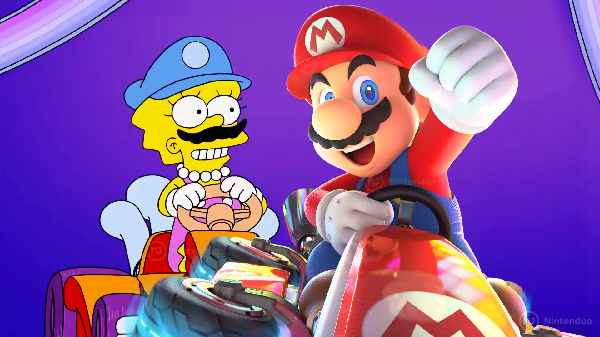 Lisa llega a Mario Kart en el último episodio de Los Simpson