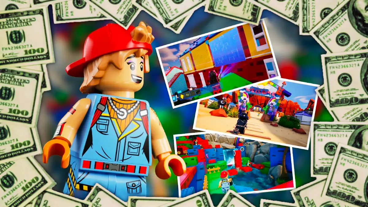 Ya puedes ganar dinero con LEGO Fortnite