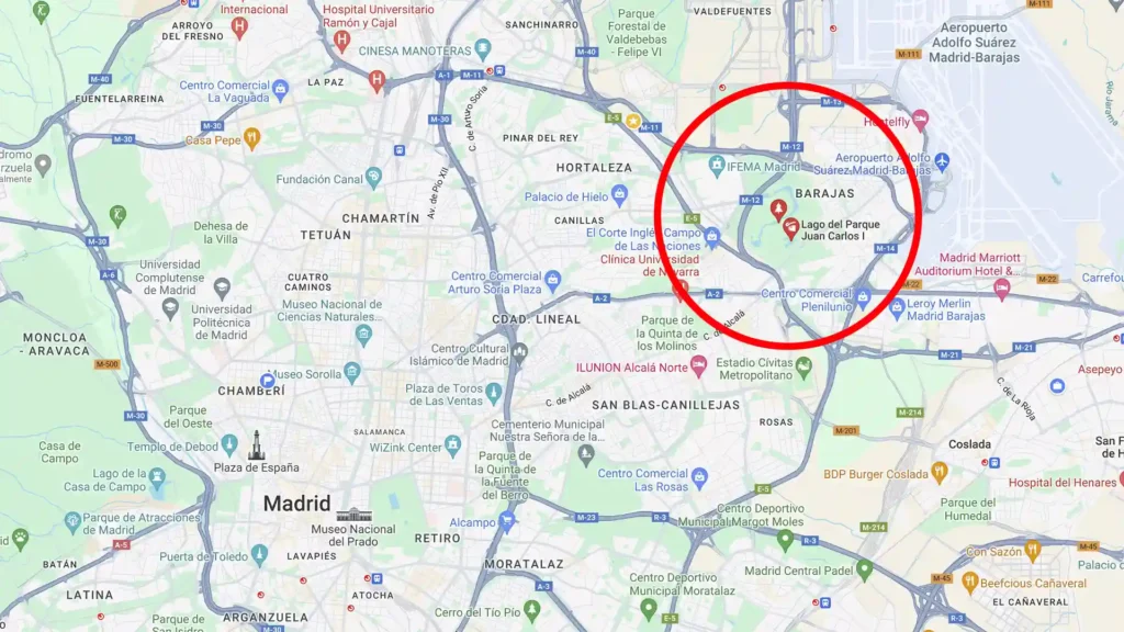 Mapa del Pokémon GO Fest 2024 en Madrid