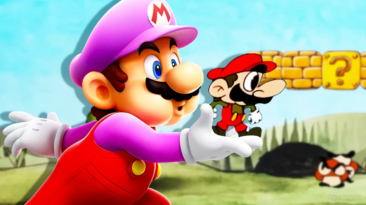 Recrean el primer Super Mario Bros al estilo Cuphead, y vas a querer jugarlo entero