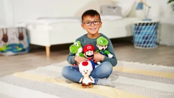 Los nuevos peluches oficiales de Super Mario, Yoshi y Bowser te van a enamorar