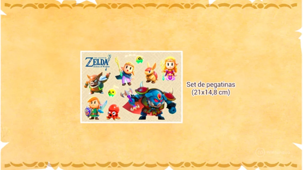 Regalo Set Pegatinas Reserva Zelda Echoes of Wisdom