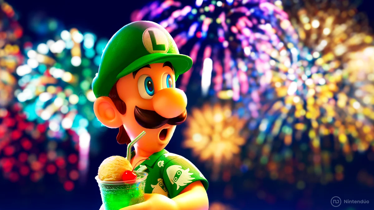 Luigi Fuegos Artificiales - Revista Verano Nintendo