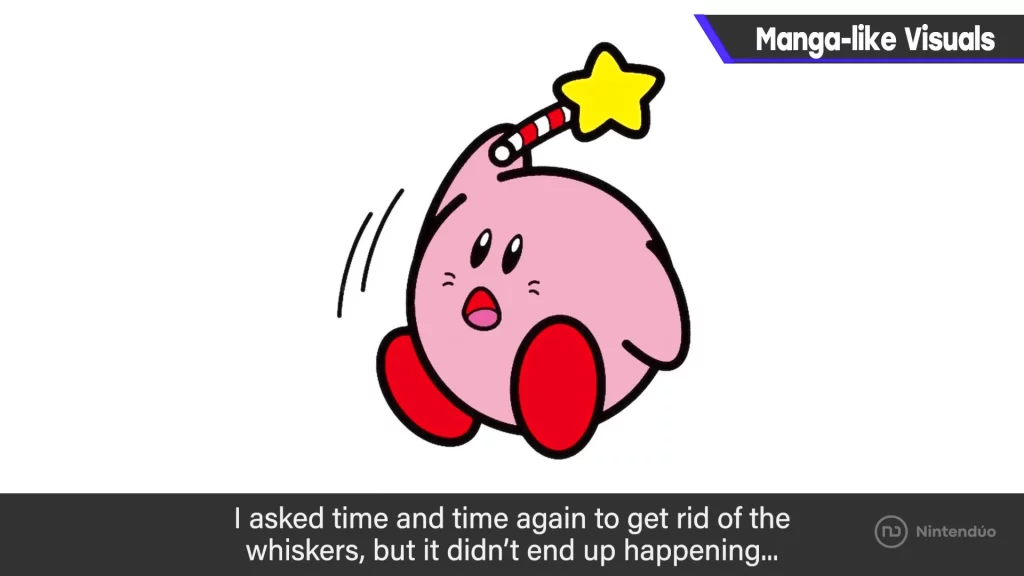 Sakurai Diseño Kirby Bigote