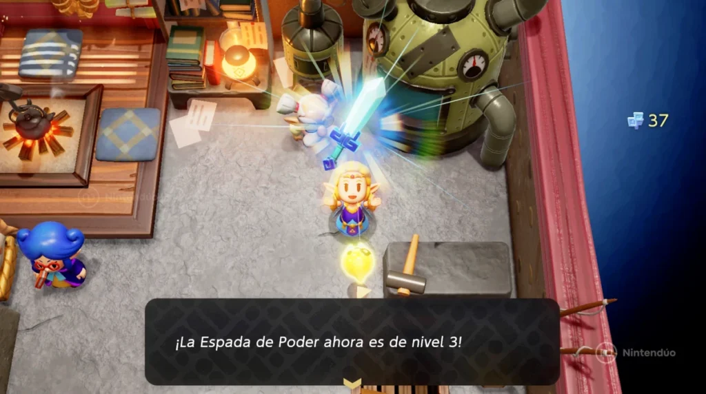 Espada Poder Zelda Echoes of Wisdom