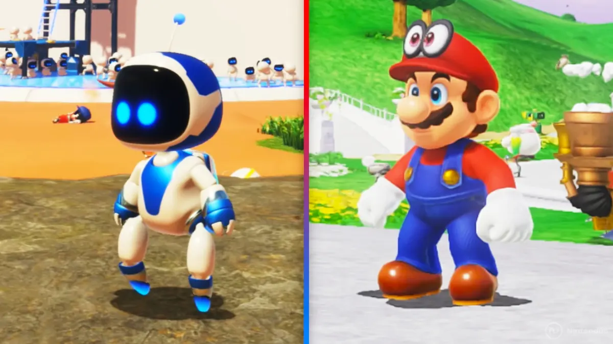 Mario Odyssey Astro Bot Comparativa