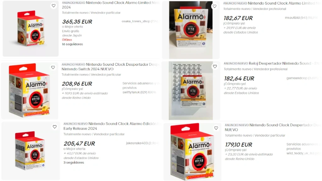 Especulacion Alarmo eBay