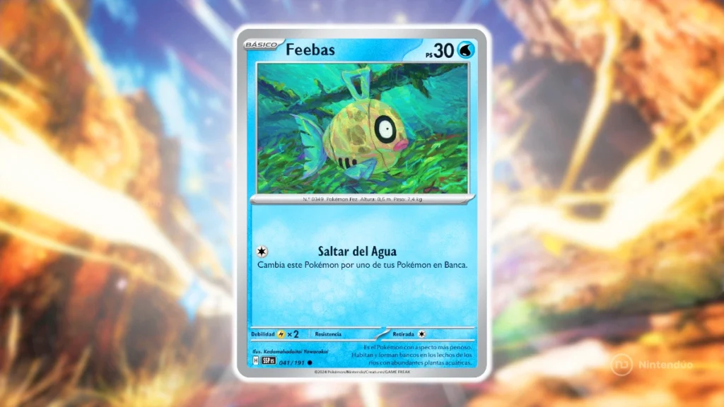 Feebas Pokémon JCC Chispas Fulgurantes