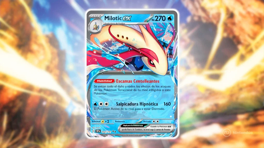 Milotic Ex Pokémon JCC Chispas Fulgurantes