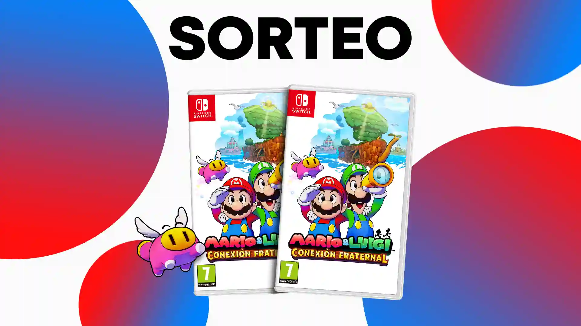 Sorteo Mario Luigi Conexion Fraternal