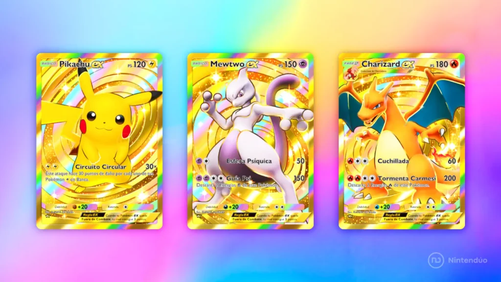 Cartas Corona Genes FOrmidables - JCC pokémon Pocket