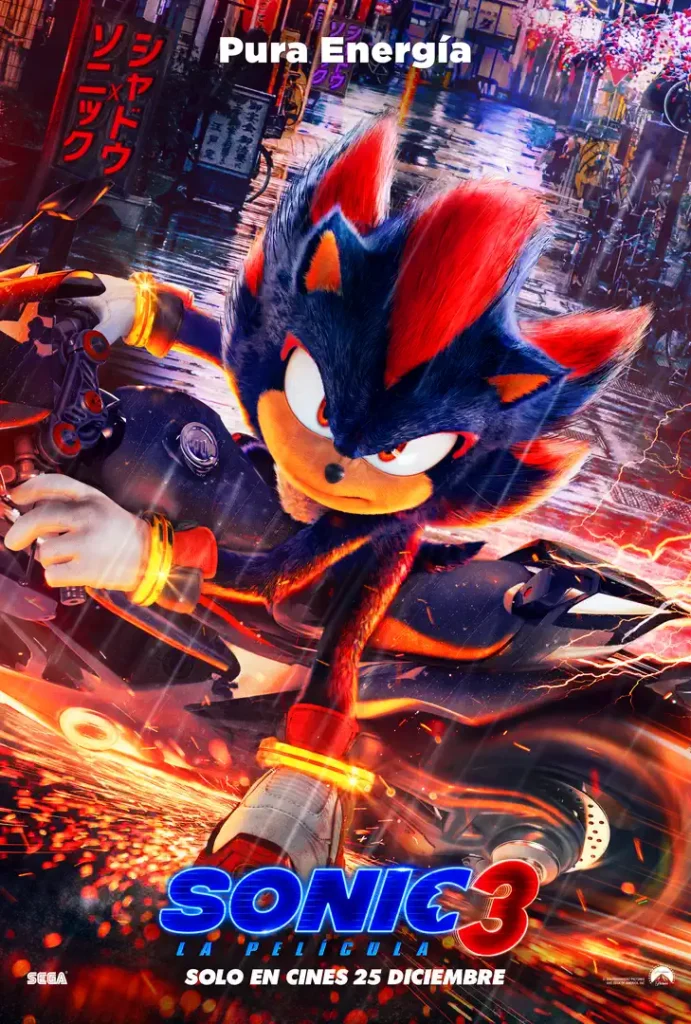 Póster de Shadow - Sonic 3 La Película