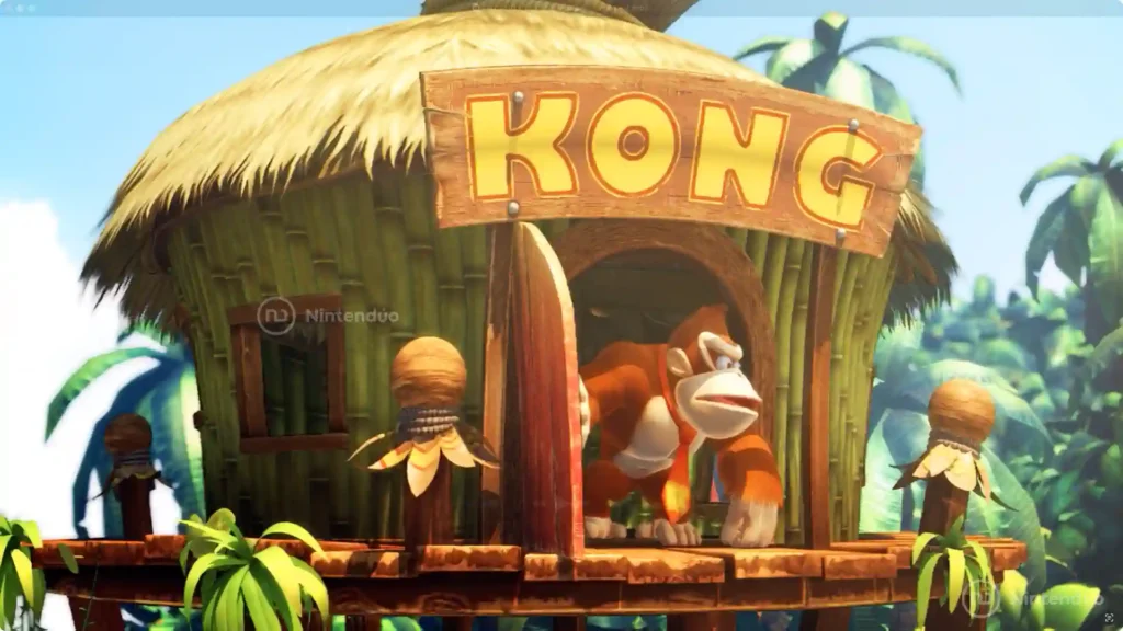 Escena de introducción de Donkey Kong Country Returns HD