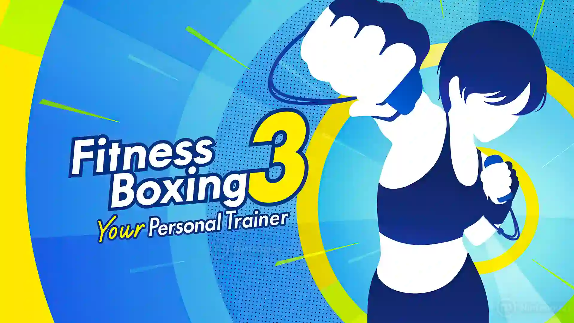 Arte oficial de Fitness Boxing 3 para Nintendo Switch.