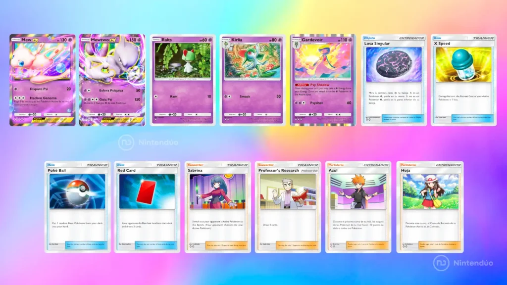 Mazo Mewthree Deck JCC Pokémon Pocket