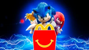 Menu Happy Meal McDonald's Sonic 3 Película