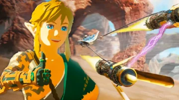 Link se hace piloto de vainas de Star Wars en Zelda Tears of the Kingdom