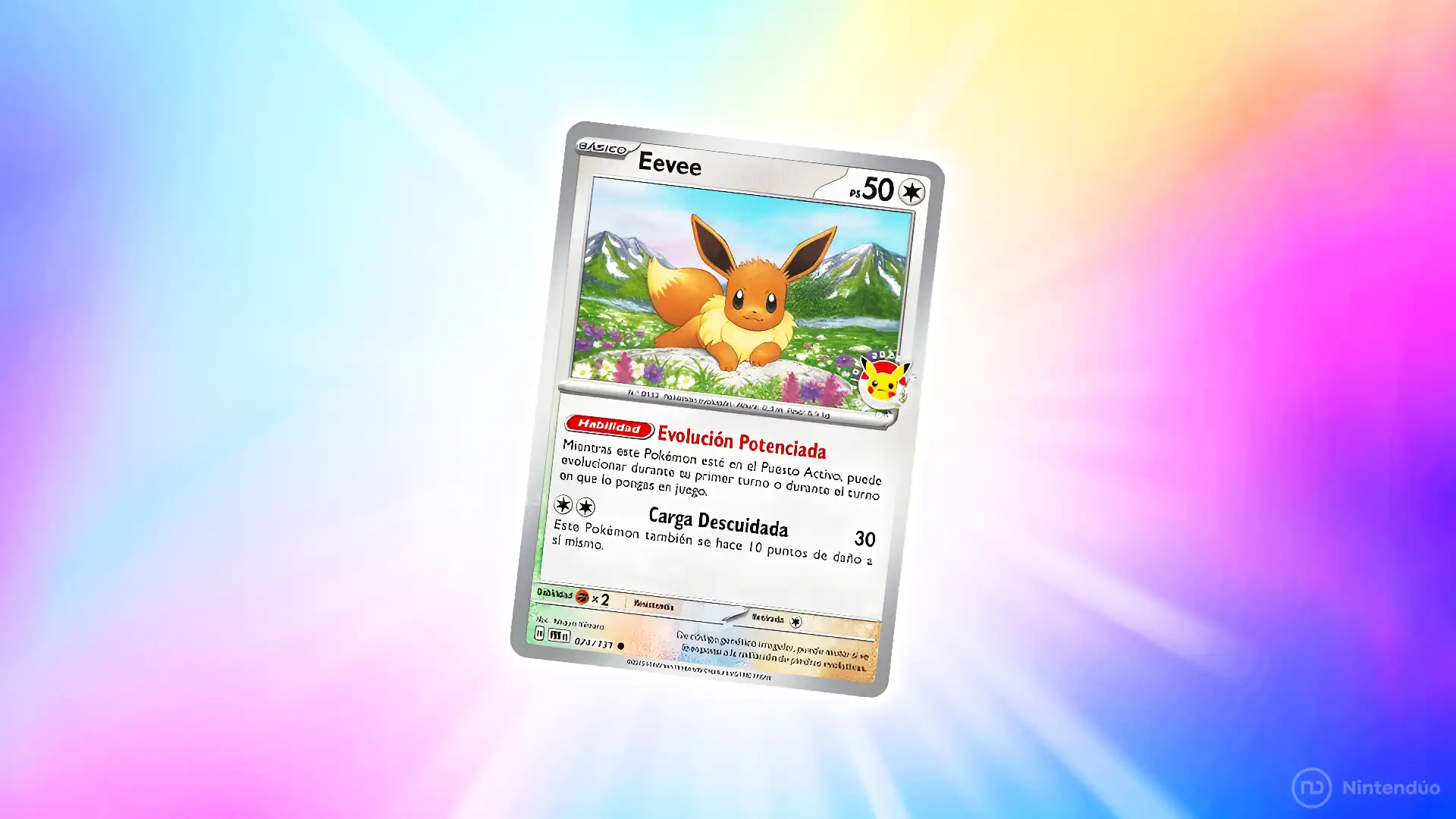 Carta Eevee Regalo Pokemon TCG Pocket