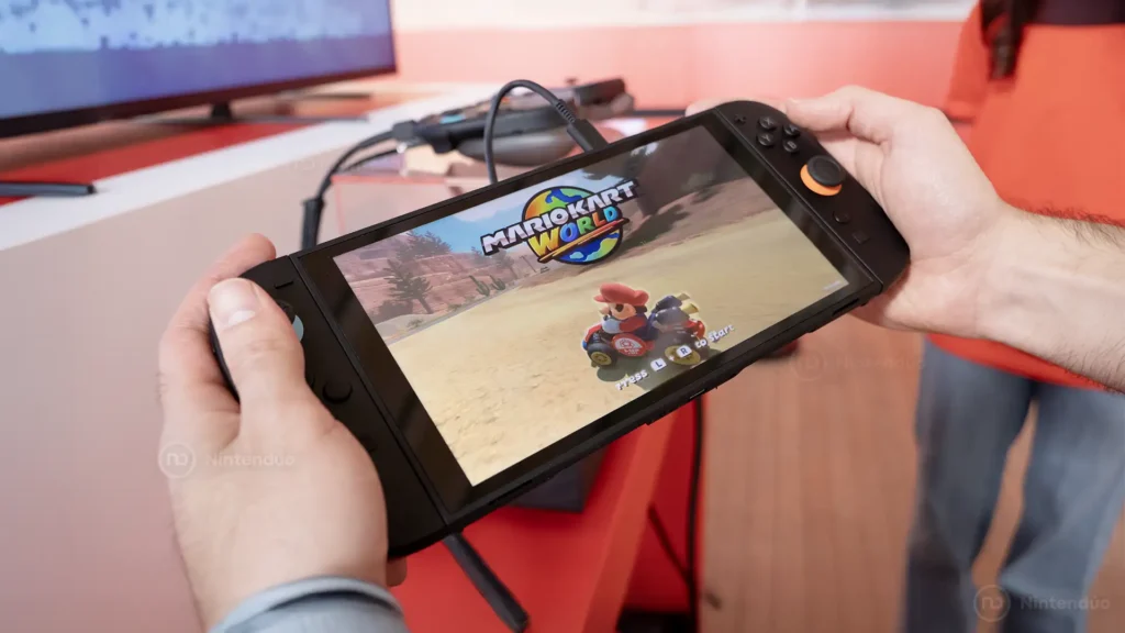 Pantalla de inicio de Mario Kart World en Nintendo Switch 2