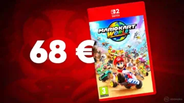 Mario Kart World hunde su precio hasta los 68 € con este ofertón disponible solo hoy