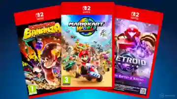 Así se diferencian las cajas de los juegos de Nintendo Switch 2 en cada región