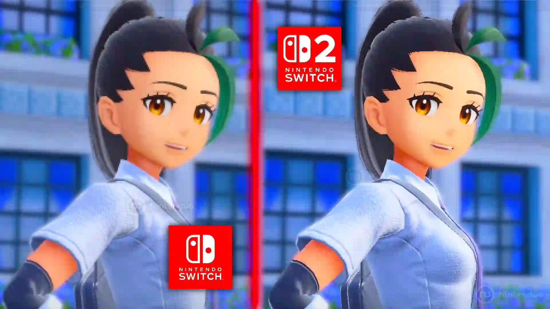 Comparativa de Pokémon en Nintendo Switch 2 con la actualización de Escarlata y Púrpura