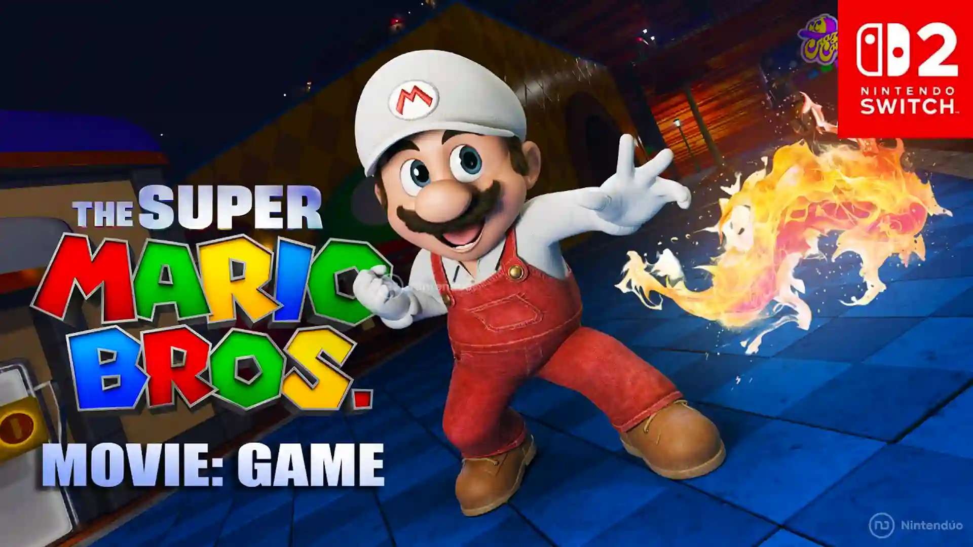 Juego Super Mario Bros Pelicula Switch 2 Fan