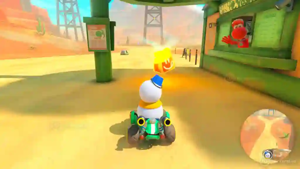 Muñeco de nieve en Mario Kart World
