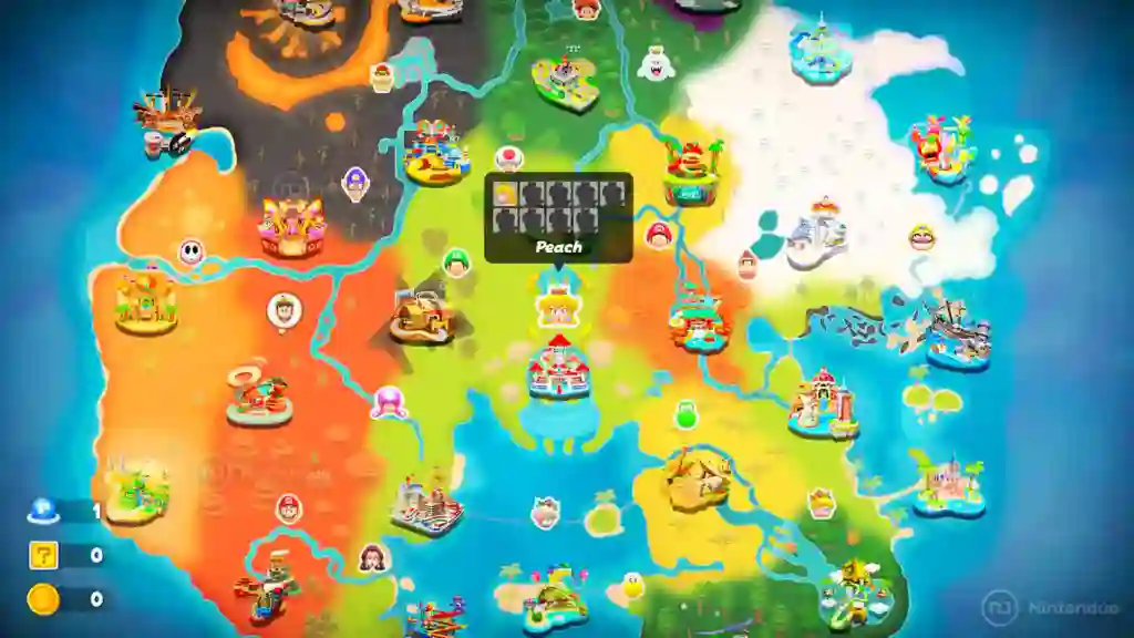 El mapa de Mario Kart World
