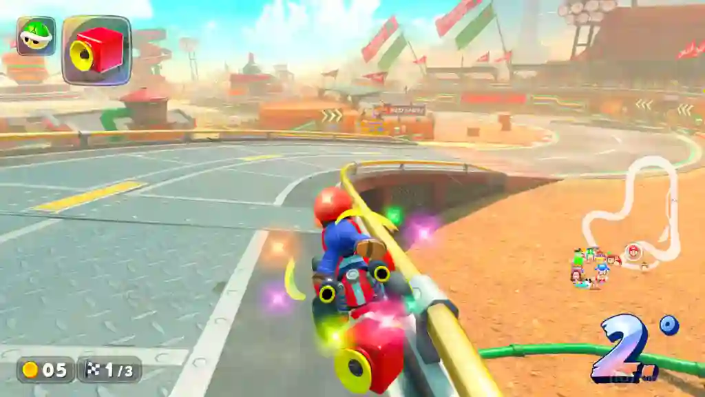 Grindeo en Mario Kart World