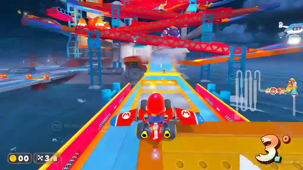 Pista de Donkey Kong en Mario Kart World