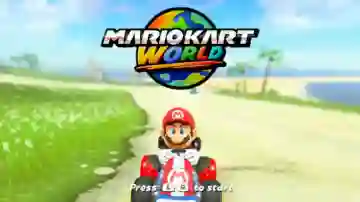 La pantalla de inicio de Mario Kart World esconde un detalle que te va a enamorar