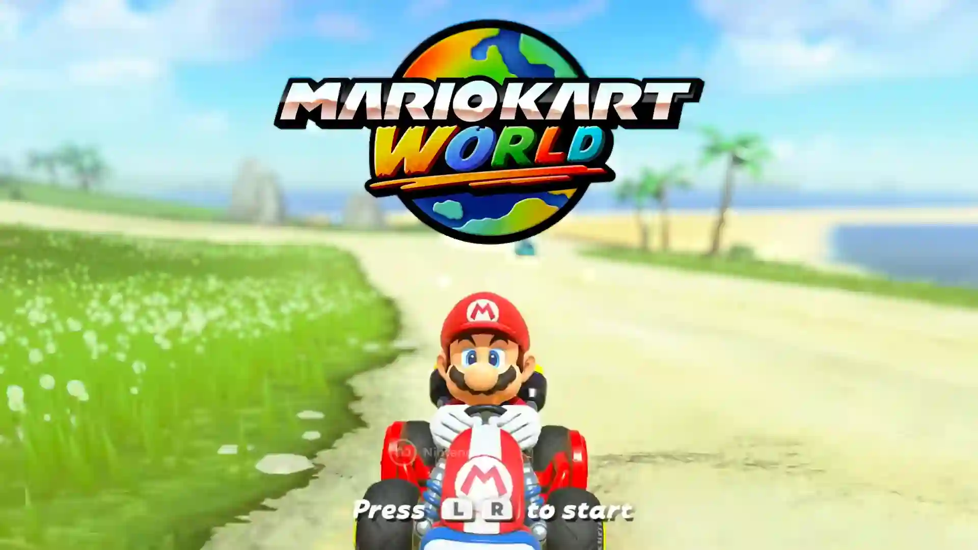 Pantalla Inicio Mario Kart World