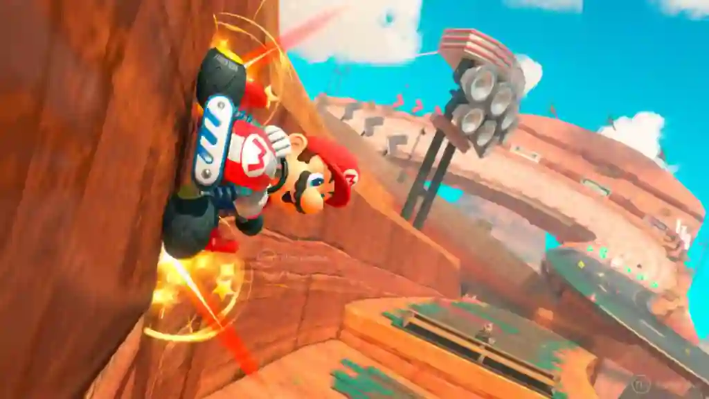 Mario Kart World Conducir Pared